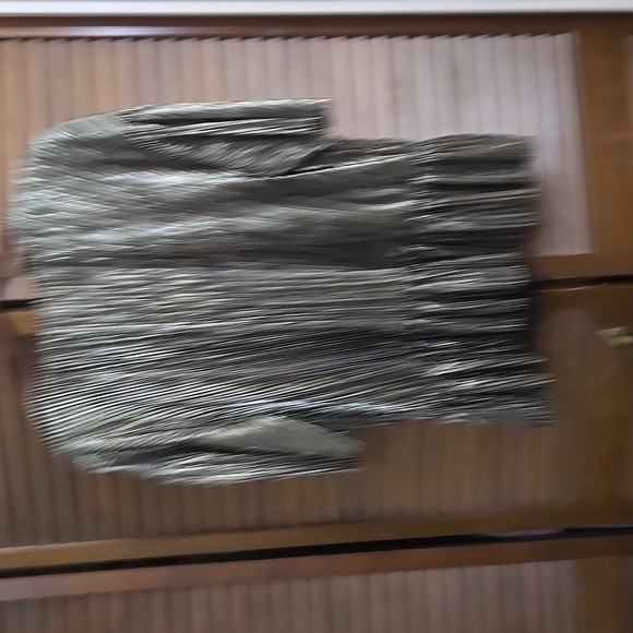 Metallic Ruffled Women's Top - Picture 3 of 3